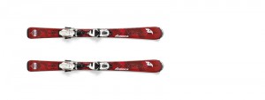 Nordica dětské lyže NAVIGATOR TEAM FDT + vázání JR 4.5, black-red, set, doprodej