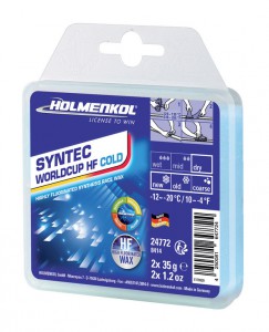 Holmenkol skluzný vosk Syntec WorldCup COLD, 2x35 g, HO 24772