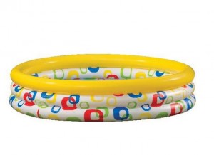Intex bazén nafukovací dětský color wave - 3 komorový 147x33, 58439, doprodej