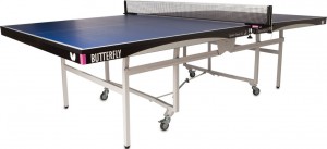 Butterfly stůl na stolní tenis Space Saver 22, modrá, interier