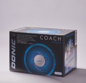 Donic míčky na stolní tenis Coach P40+ (120 ks)