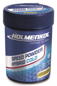 Holmenkol skluzný vosk - prášek - Hybrid Speed Powder COLD, 25 g, HO 24543