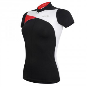 RH+ cyklistický dres Trinity W Jersey, black-white-red