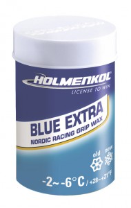 Holmenkol stoupací vosk BLUE EXTRA - Modrý extra, 45 g, HO 2421