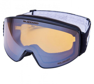 Blizzard lyžařské brýle 931 MDAZPO, black matt, amber2, silver mirror