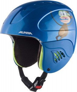 Alpina lyžařská helma - přilba Carat, blue-monkey, 19/20