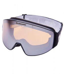Blizzard lyžařské brýle 931 DAZO, black, amber2, silver mirror