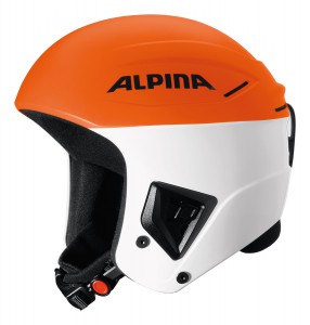 Alpina lyžařská helma - přilba Downhill Comp, orange-white, 18/19