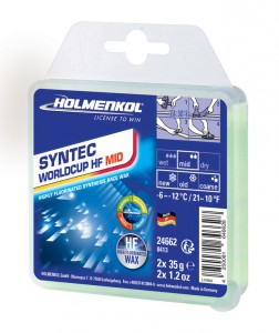 Holmenkol skluzný vosk Syntec WorldCup MID 2x35 g, HO 24661