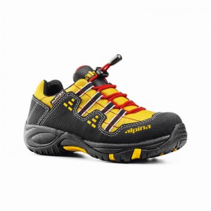 Alpina dětská sport obuv ATOS, grey/yellow, A 6402-1, doprodej