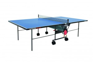 Stiga stůl na stolní tenis (+ síťka) Outdoor Roller, modrá, exteriér