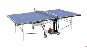 Donic stůl na stolní tenis (+ síťka) Outdoor Roller 800-5, modrá, exterier