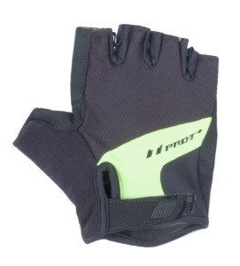 PRO-T rukavice PRO-T Plus Aosta, černo-zelená fluor, 35450