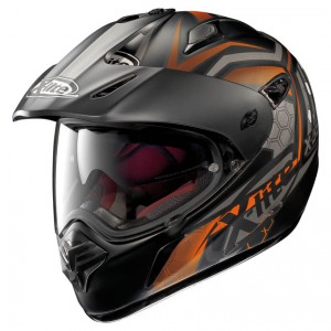 X-Lite moto helma X-551 GT Kalahari N-Com Flat, Black-Orange, 08916