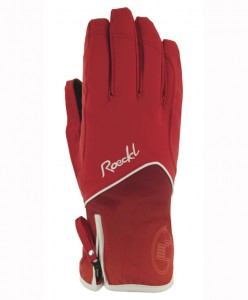 Roeckl sport dámské zimní rukavice CHRISTIE SOFTSHELL, red, doprodej