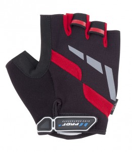 PRO-T rukavice Plus Veneto, černo-červená, 35461