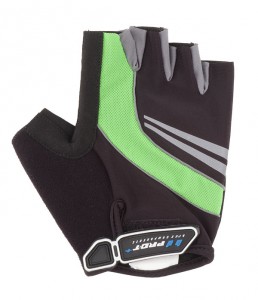 PRO-T rukavice Plus Salerno, černo-zelená, 35462