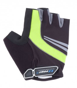 PRO-T rukavice Plus Salerno, černo-zelená fluor, 35462