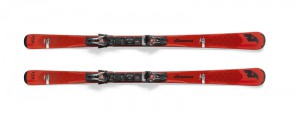 Nordica sjezdové lyže GT SPEEDMACHINE 80 EVO + vázání, black-red, set, doprodej