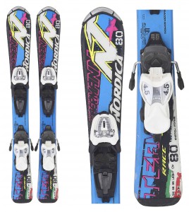 Nordica dětské sjezdové lyže DOBERMANN TEAM J + vázání M 4.5 FASTRAK, set, doprodej