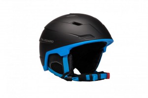 Blizzard helma-přilba Double ski helmet, black matt-blue - doprodej 