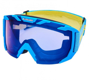 Blizzard lyžařské brýle 925 MDAZO, neon blue matt, smoke2, blue mirror
