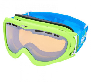 Blizzard lyžařské brýle 905 MDAVZFO, neon green matt, amber2-3, blue mirror, photo
