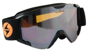 Blizzard lyžařské brýle 952 DAZO, black injected, smoke2, silver mirror