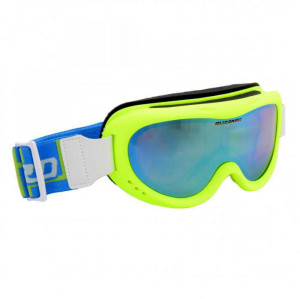 Blizzard lyžařské brýle 907 MDAZO, neon green matt, smoke2, blue mirror
