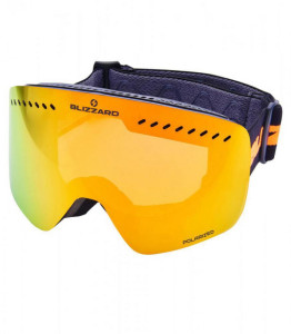 Blizzard lyžařské brýle 983 MDAVZPO, black matt, smoke2, red REVO