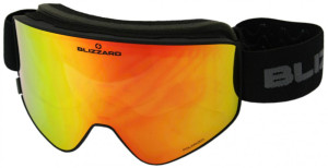 Blizzard lyžařské brýle 912 MDAVPO, black matt, smoke2, silver mirror, polarized
