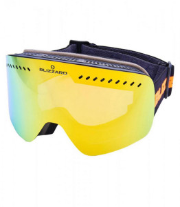 Blizzard lyžařské brýle 985 MDAVZO, black matt, smoke2, orange revo