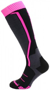 Blizzard lyžařské ponožky Viva Allround ski socks, black-anthracite-magenta