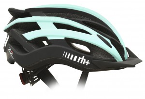 RH+ dámská cyklo helma 2in1, matt black/matt water green