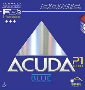 Donic potah na pálku ping pong Acuda Blue P1 Turbo, 14001601