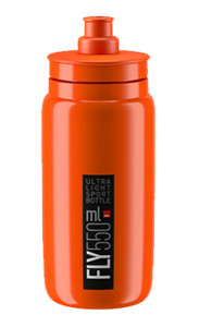 Elite láhev Fly 0,55 L, oranžová, černé logo, 26256