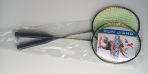 Unison badminton raketa HIGH 205, sada - 2 ks, kovová, 1004
