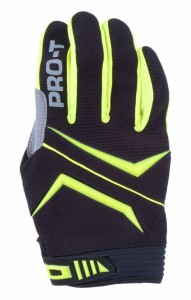 PRO-T rukavice Plus Fortezza, černo-zelená fluor, 35465