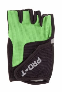 PRO-T rukavice Plus Adria, černo-zelená, 35557