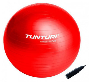 TUNTURI Gymnastický míč 65 cm červený