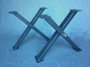 WEPA nohy kovové model - "X", pár