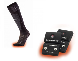 THERM-IC vyhřívané ponožky PowerSock SET Heat UNI V2 + S-Pack 1200, pár