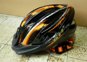 SH+ cyklo helma senior Pulse, orange/black, doprodej