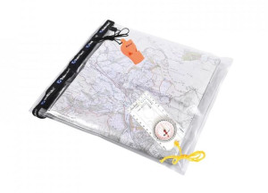 TrekMates nepromokavé pouzdro na mapu, kompas + píšťalka, set