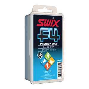 Swix tuhý vosk F4 COLD, s korkem, 60 g + DÁREK