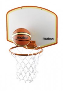 Molten basketbal mini koš s deskou KB-100V, set