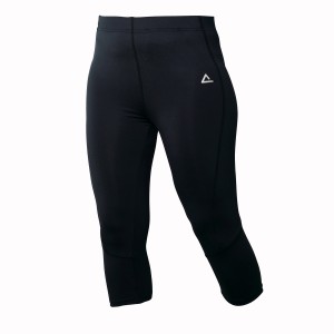 Dare 2b tříčtvrteční kalhoty elastické dámské Flash Dancer Running Capri, DWJ011, černé