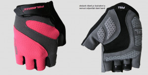 Polednik dámské cyklistické rukavice IRIS, růžová