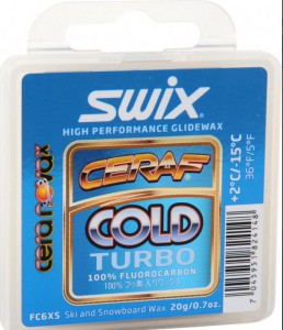 Swix pevný vosk SOLID COLD TURBO, FC6XS,  +2°C/ -15°C + DÁREK