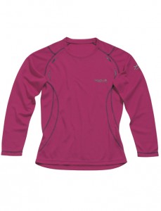Regatta funkční dámské triko s dlouhým rukávem L/S Base T, RWU003, růžové